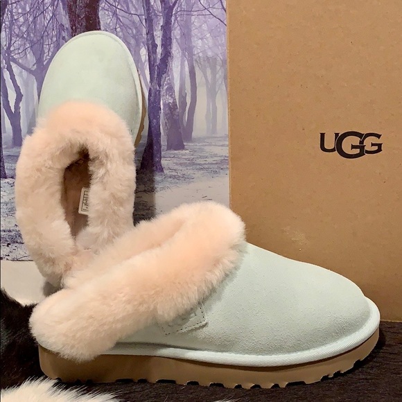 ugg cluggette shearling slide slipper